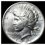 1921 Silver Peace Dollar UNCIRCULATED