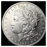 1884-S Silver Morgan Dollar CHOICE AU