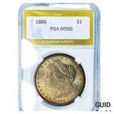 1886 Morgan Silver Dollar PGA MS66