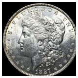 1887 Silver Morgan Dollar CHOICE BU