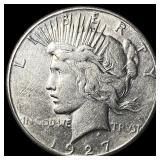 1927-S Silver Peace Dollar CLOSELY  UNCIRCULATED