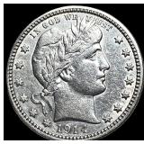 1914 Barber Silver Quarter UNCIRCULATED