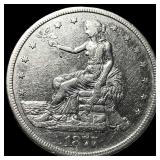 1877-S Silver Trade Dollar CHOICE AU