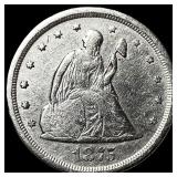 1875-S Silver Twenty Cents CLOSELY UNCIRCULATED