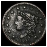 1838 Coronet Head Large Cent CLOSELY  UNCIRCULATE