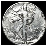 1938-D Silver Half Dollar Walking Liberty CHOICE A