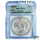 1996-D Atlanta Olypmics Commem. Silver $1-Tennis
