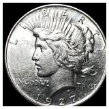 1927 Silver Peace Dollar UNCIRCULATED