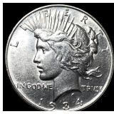 1934 Silver Peace Dollar CHOICE BU