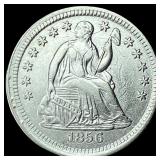 1856 Silver Seated Liberty Half Dime  UNCIRCULATE
