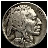 1920-D Buffalo Nickel NEARLY UNCIRCULATED