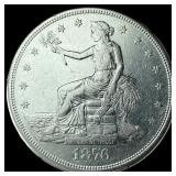 1876-S Silver Trade Dollar UNCIRCULATED