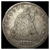 1877 Seated Liberty Quarter NICELY CIRCULATED