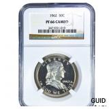 1962 Franklin Half Dollar NGC PF66 Cameo