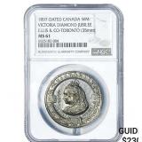 1897 Canada Victoria Diamond Jubilee WM Medal