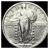 1918-S Silver Standing Liberty Quarter UNCIRCULATE