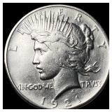 1921 Silver Peace Dollar CLOSELY UNCIRCULATED