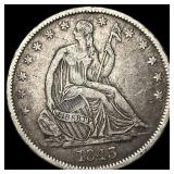 1843-O Silver Half Dollar CHOICE AU