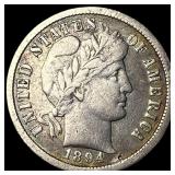 1894-O Silver Barber Dime NEARLY UNCIRCULATED