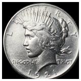 1921 Silver Peace Dollar CHOICE AU