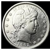 1892 Silver Barber Quarter UNCIRCULATED