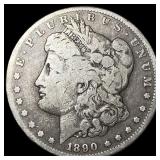 1890-CC Silver Morgan Dollar NEARLY  UNCIRCULATED