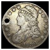 1830 Capped Bust Half Dollar NEARLY UNCIRCULATED