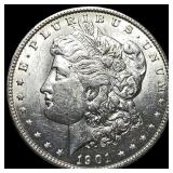 1901-O Silver Morgan Dollar CHOICE AU
