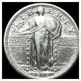 1917 Type 1 Standing Liberty Quarter CHOICE AU