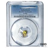 ND Dutch India Tuticorin .35g Gold Fanam FR.1517
