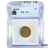 1914-D Walking Liberty Cent ICG G4