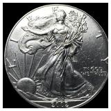 2002 1 oz Silver American Eagle $1 GEM BU