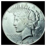 1928-S Silver Peace Dollar CLOSELY  UNCIRCULATED