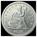 1858 Seated Liberty Quarter CLOSELY  UNCIRCULATED