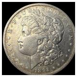 1892-S Silver Morgan Dollar NEARLY  UNCIRCULATED