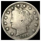 1912-D Liberty Head Nickel LIGHTLY CIRCULATED