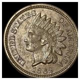 1862 Copper-Nickel Indian Head Cent UNCIRCULATED