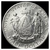 1920 Silver Maine Centennial Half Dollar UNCIRCULA