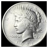 1921 Silver Peace Dollar CHOICE AU