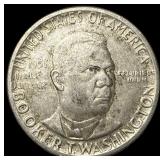1951 Silver Half Dollar Booker T. Washington CLOSE