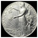 1915-S Silver Panama-Pacific Half Dollar UNCIRCULA