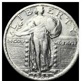1925 Standing Liberty Silver Quarter CHOICE AU
