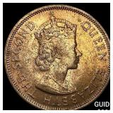 1956 Cyprus Bronze 5 Mils