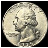 1939 Washington Quarter CHOICE BU