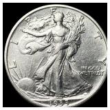 1933-S Silver Walking Liberty Half Dollar UNCIRCUL