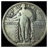 1917-D Type 2 Standing Liberty Quarter  LIGHTLY C