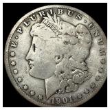 1901-S Silver Morgan Dollar LIGHTLY CIRCULATED