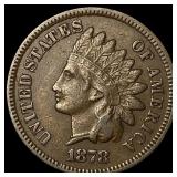 1878 Indian Head Cent CHOICE AU