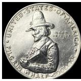 1920 Silver Pilgrim Tercentenary Half Dollar UNCIR