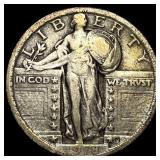 1918 Silver Standing Liberty Quarter LIGHTLY  CIR